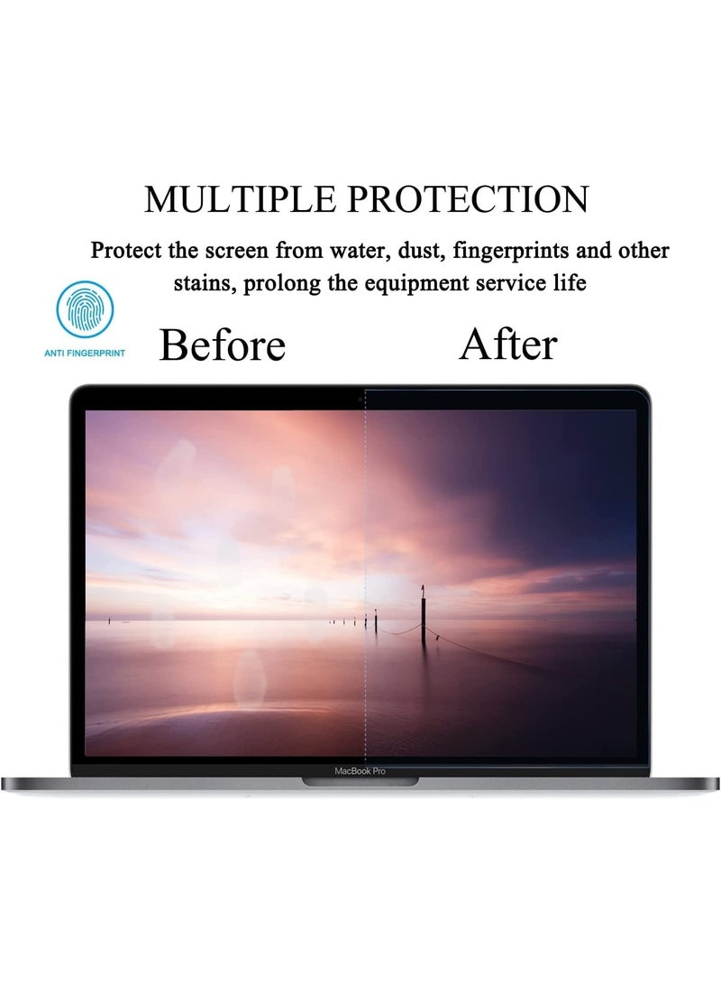 حماية شاشة مضادة للضوء الأزرق لجهاز MacBook Air 13 بوصة موديل A1932 A2179 A2337 M1 / Pro 13 بوصة (2016-2022، M1، M2)، فلتر الضوء الأزرق 13.3 بوصة، تركيب خالي من الفقاعات، حماية العين من الوهج، واقي شاشة الكمبيوتر المحمول - Image 5